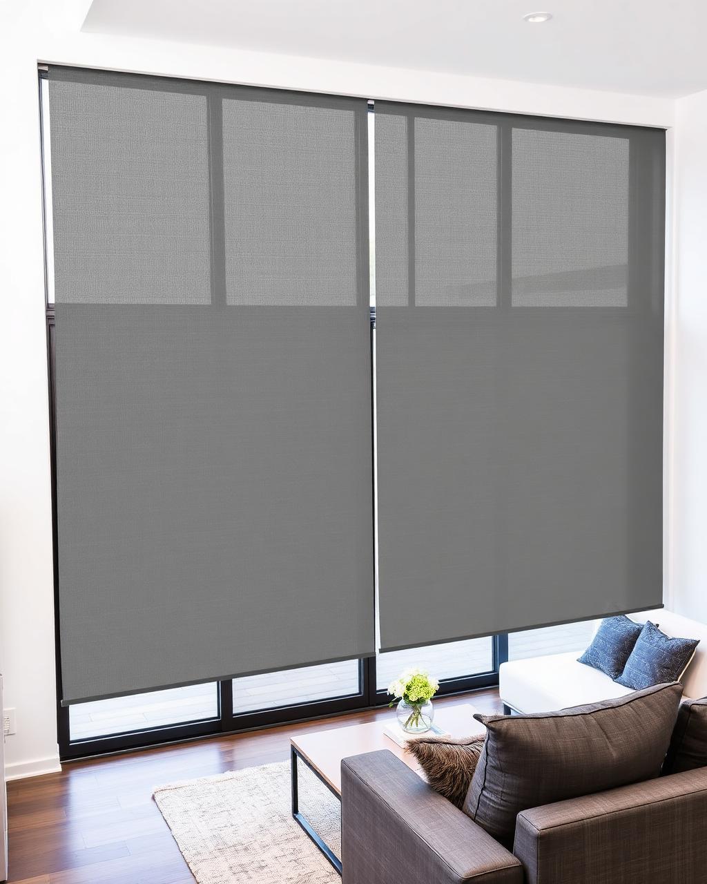 Skyline® Gliding Window Panels installed on a home window