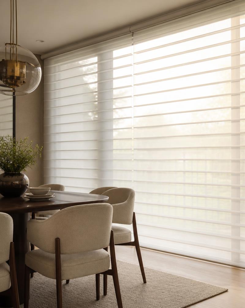 Silhouette® Window Shadings installed on a home window
